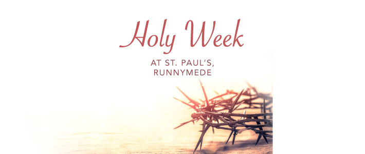 Holy Week services